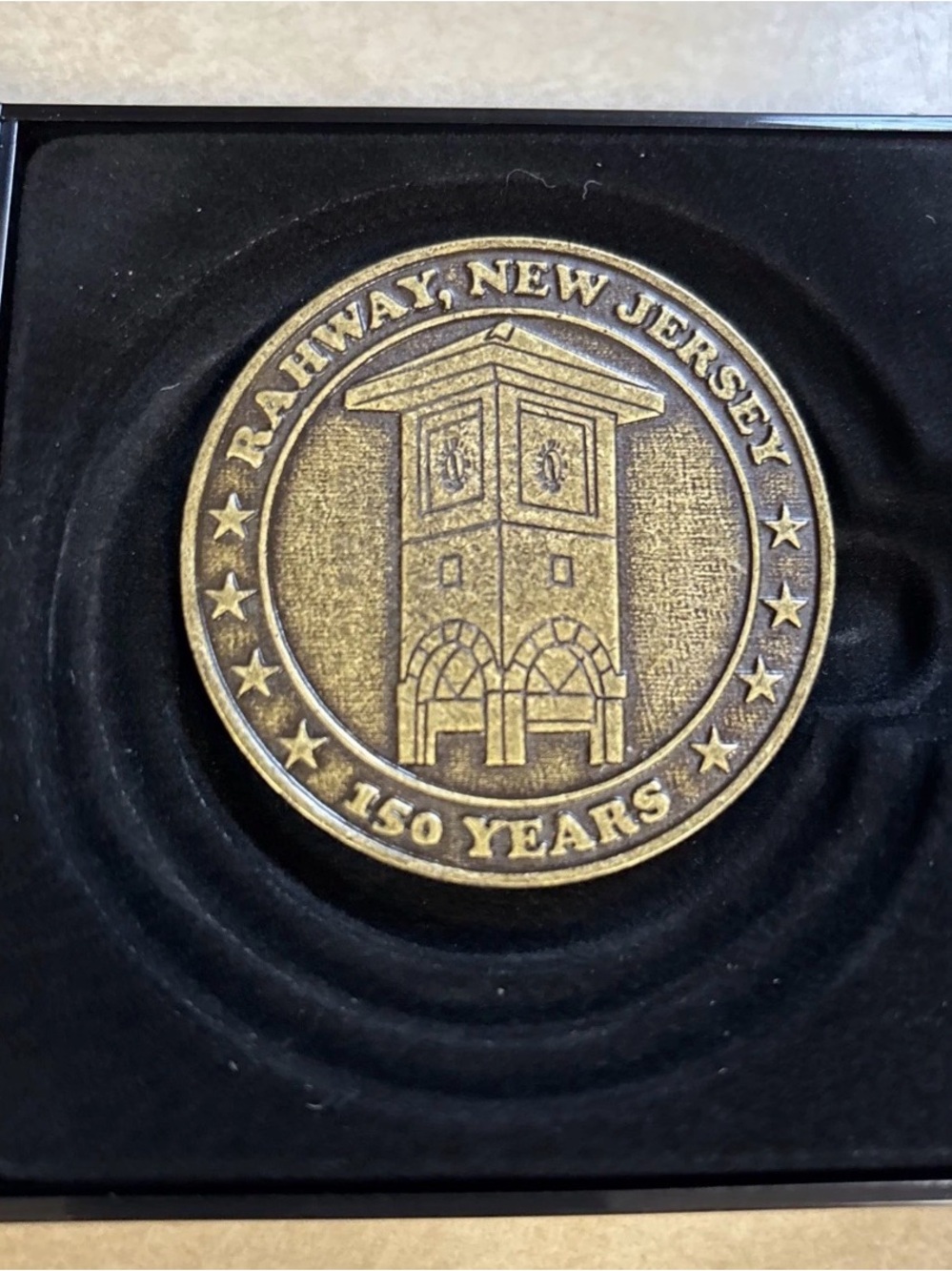Rahway, New Jersey 150 Years Commemorative Bronze Coin